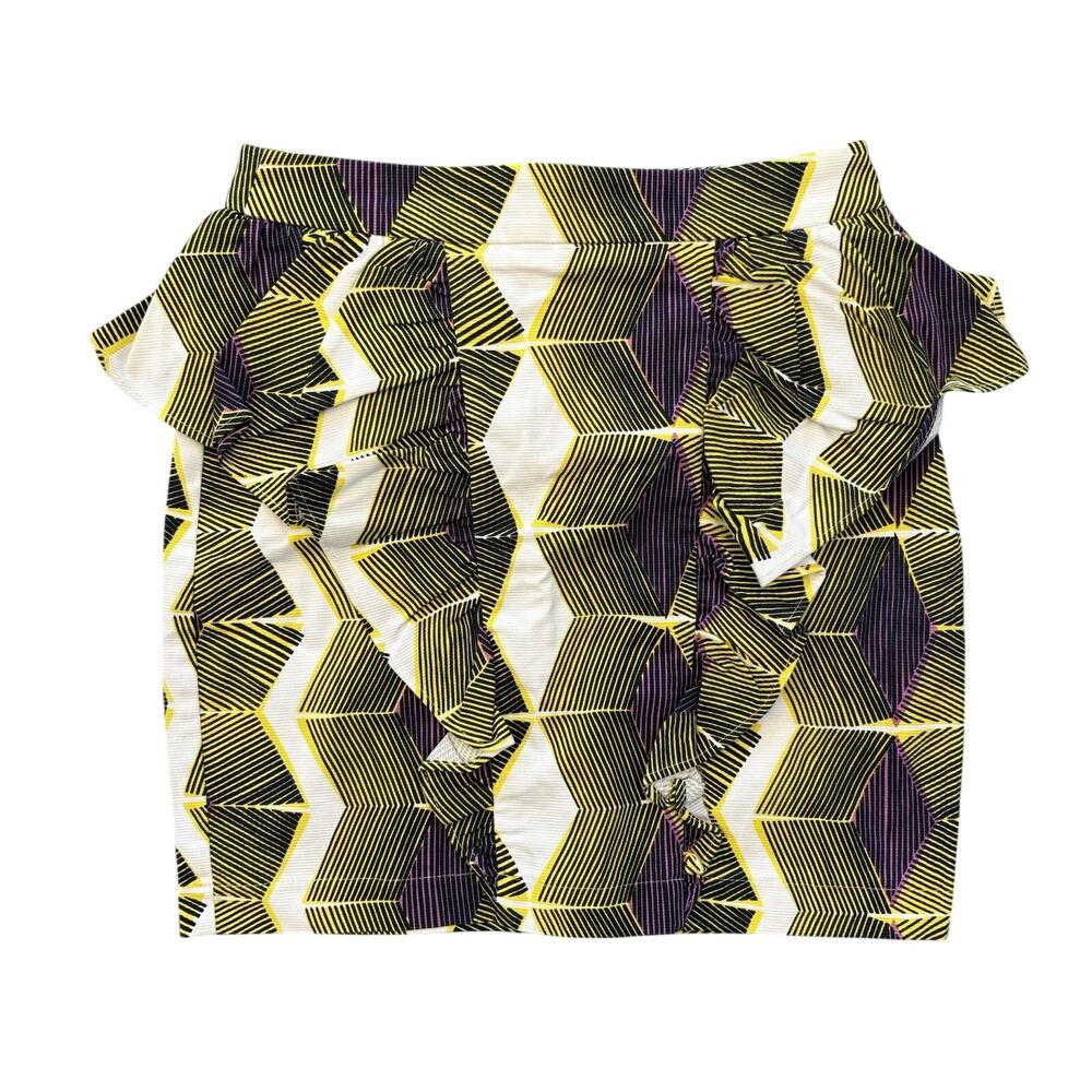Zara Trafaluc Size Medium Neon Purple 2010 Mini Skirt Juniors Medium Ruffle